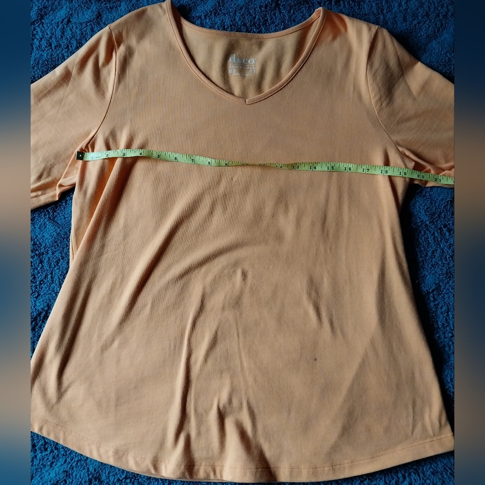 Denim&Co set of 3 Perfect Jersey v-neck elbow sleeve tops Medium - Picture 6 of 8